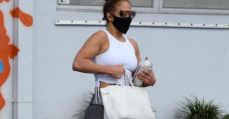 Η Jennifer Lopez στο γυμναστήριο