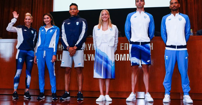 Ολυμπιακοί Αγώνες 2020 παρουσίαση της επίσημης στολής της ελληνικής ομάδας 