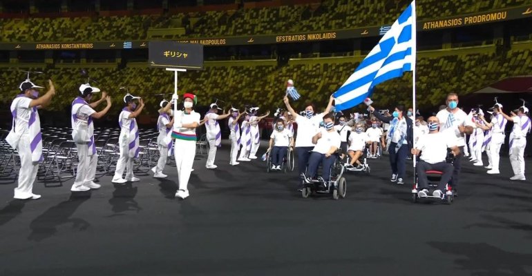 Οι Έλληνες σημαιοφόροι των Παραολυμπιακών Αγώνων