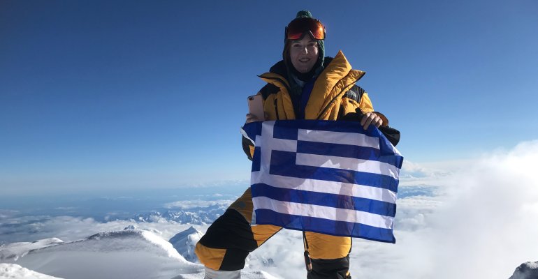 Βανέσα Αρχοντίδου αλπινίστρια ξεκινά για την Ανταρκτική με στόχο την ευαισθητοποίηση για την Κλιματική κρίση